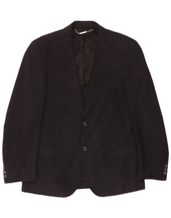 Guess By Marciano Chaqueta Blazer para Hombre IT 48 Raya Azul Marino Mediana