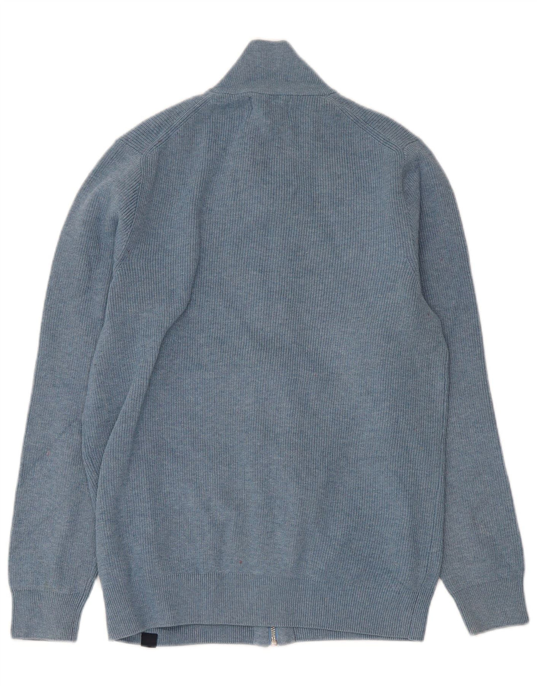 Marks & Spencer Suéter tipo cárdigan con cremallera completa para hombre Poliéster azul pequeño