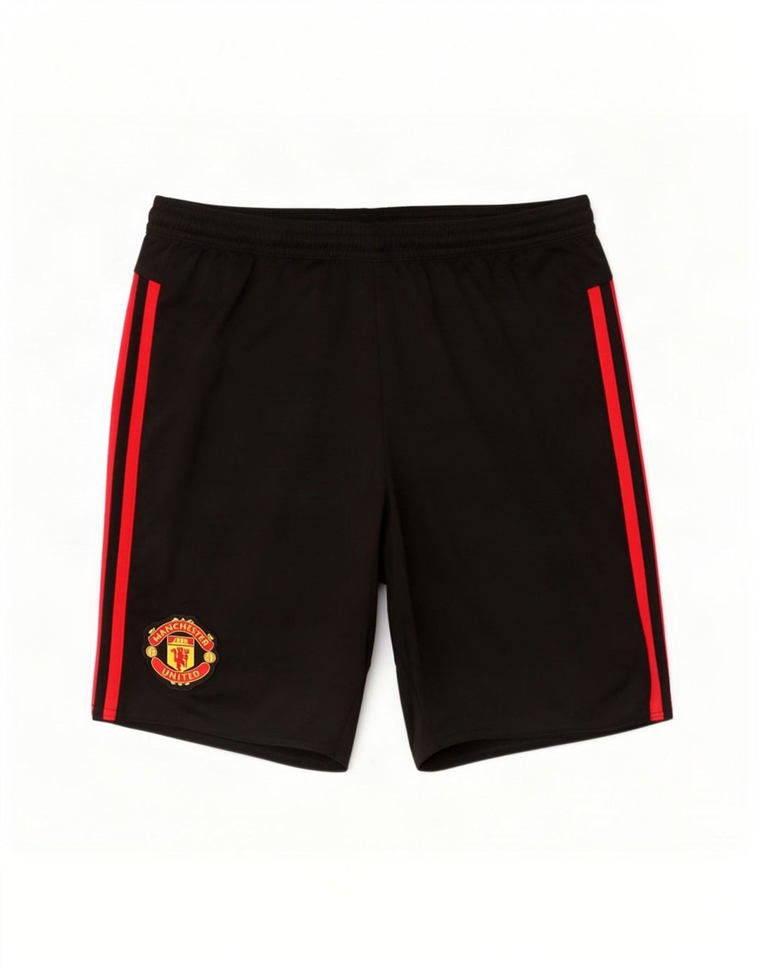 Adidas Mens Manchester United Sport Shorts Medio Negro Poliéster