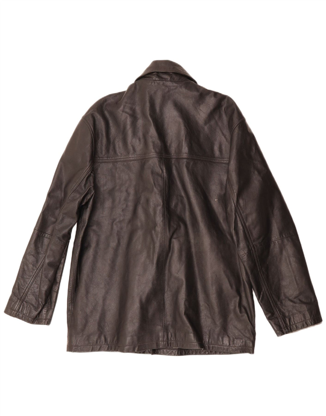 Ironsides Chaqueta de cuero para hombre UK 40 Large Cuero negro
