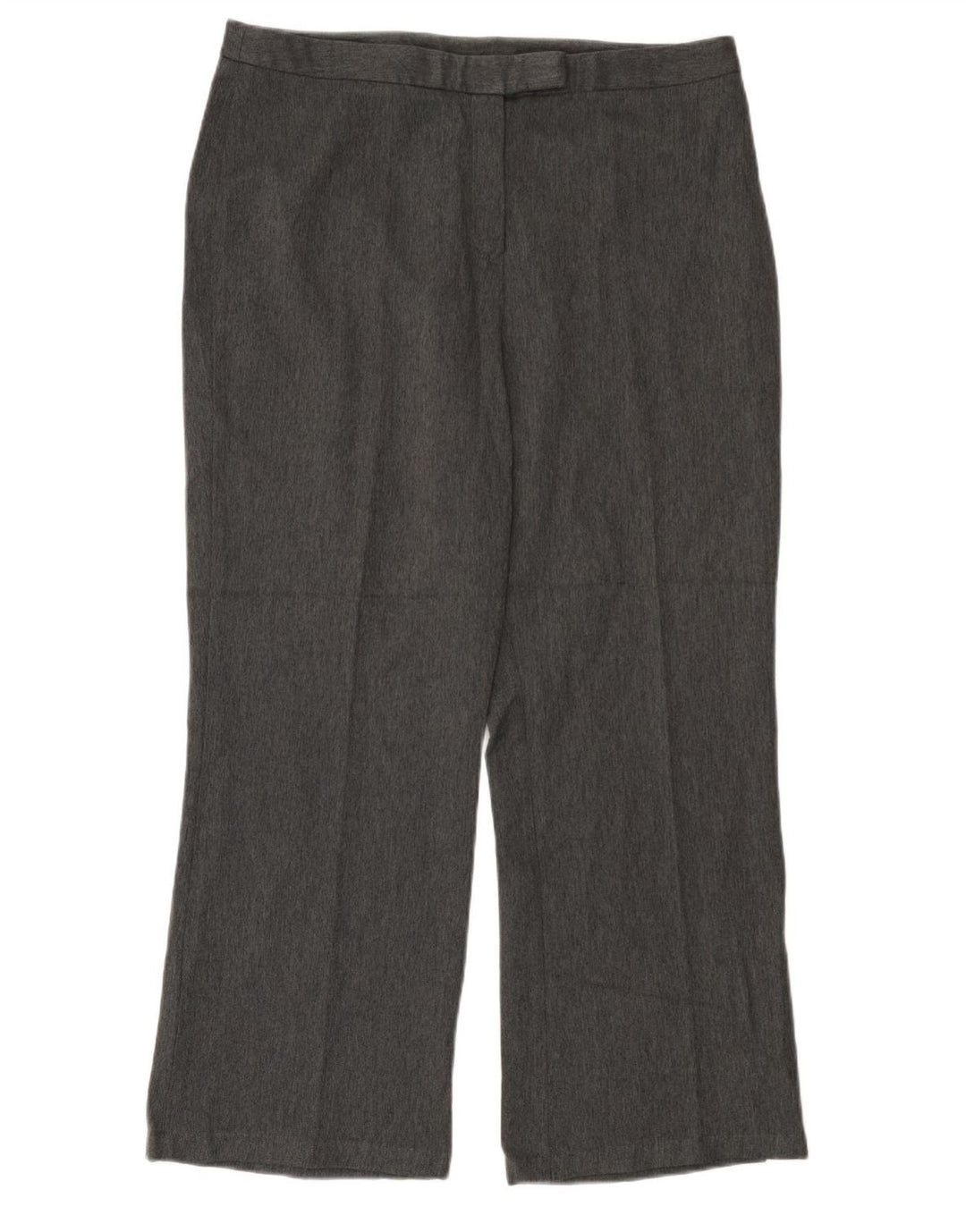 Pantalones de traje rectos para mujer Marks & Spencer W36 L28 gris en espiga