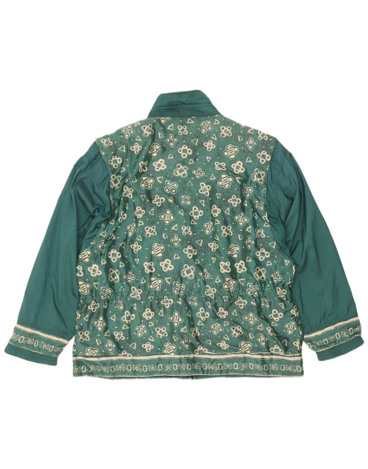 Logo Chaqueta impermeable para hombre Reino Unido 40 Grande Poliamida floral verde