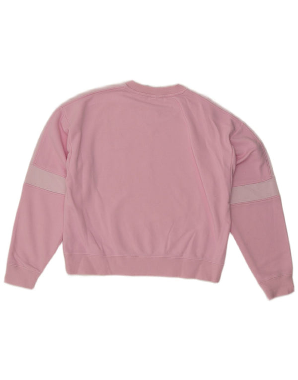 ADIDAS Sudadera extragrande para mujer, talla 8, color rosa pequeño