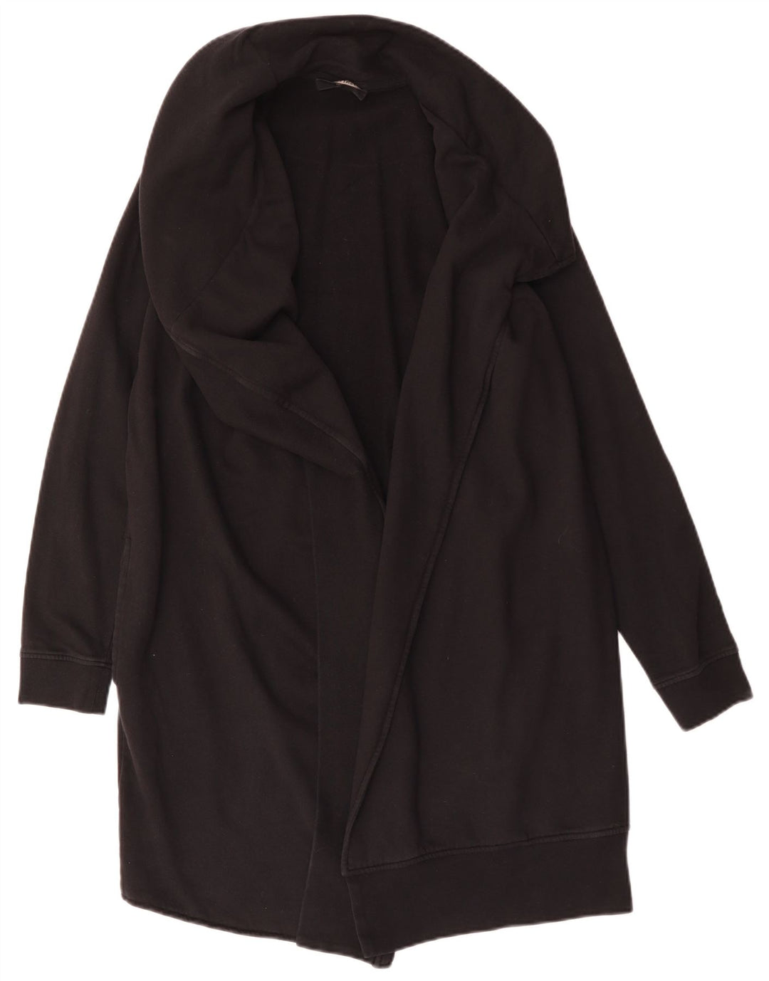 ALL SAINTS Suéter tipo cárdigan largo extragrande para mujer UK 40 Mediano Negro