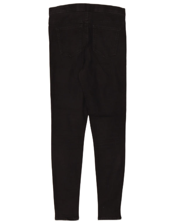 Marks & Spencer Jeans Jegging para Mujer UK 12 Medium W30 L30 Algodón Negro