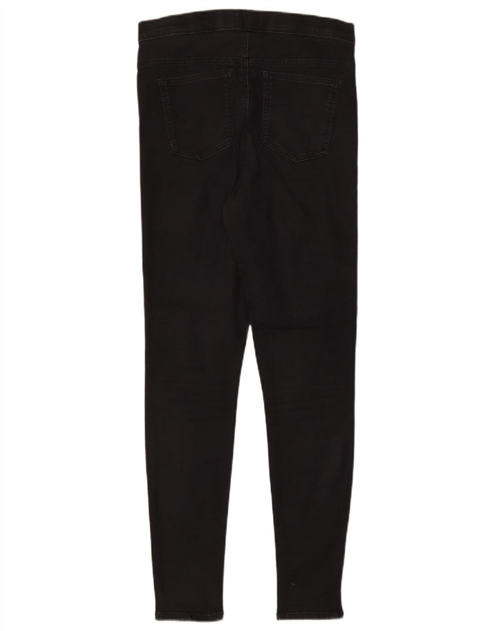Marks & Spencer Jeans Jegging para Mujer UK 12 Medium W30 L30 Algodón Negro