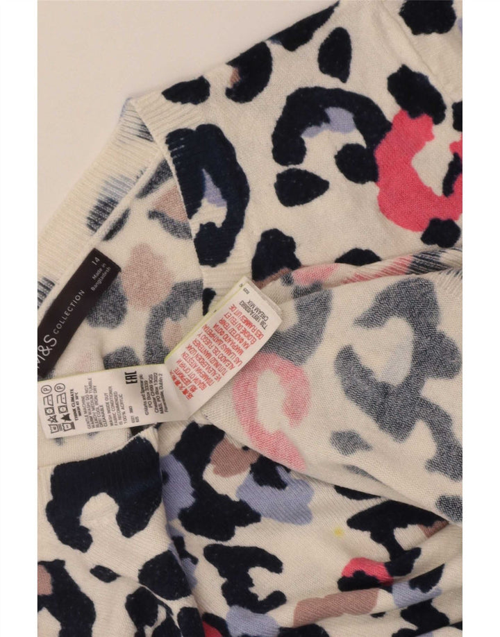 Marks & Spencer Suéter de Cuello Redondo para Mujer UK 44 Grande Multicolor