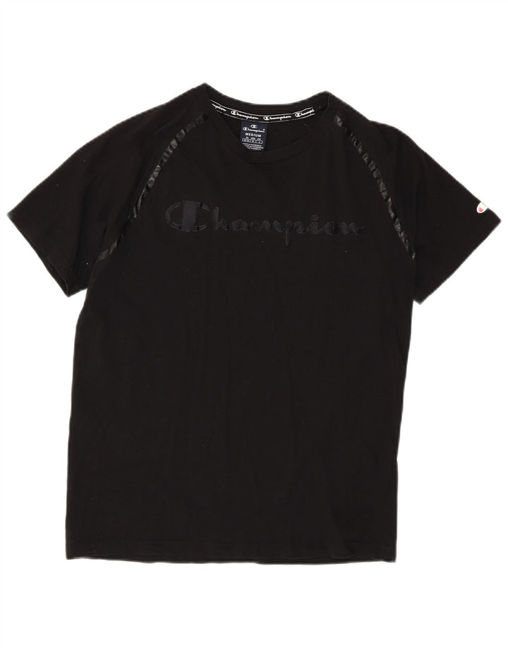 Champion Camiseta gráfica para mujer Top UK 44 Medium Black