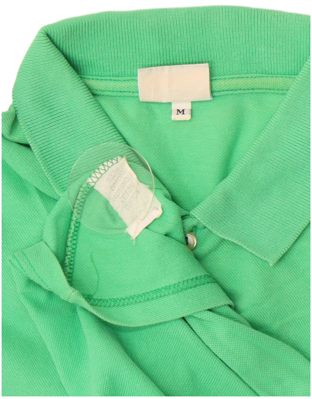 Polo Kappa Hombre Algodón Verde Medio