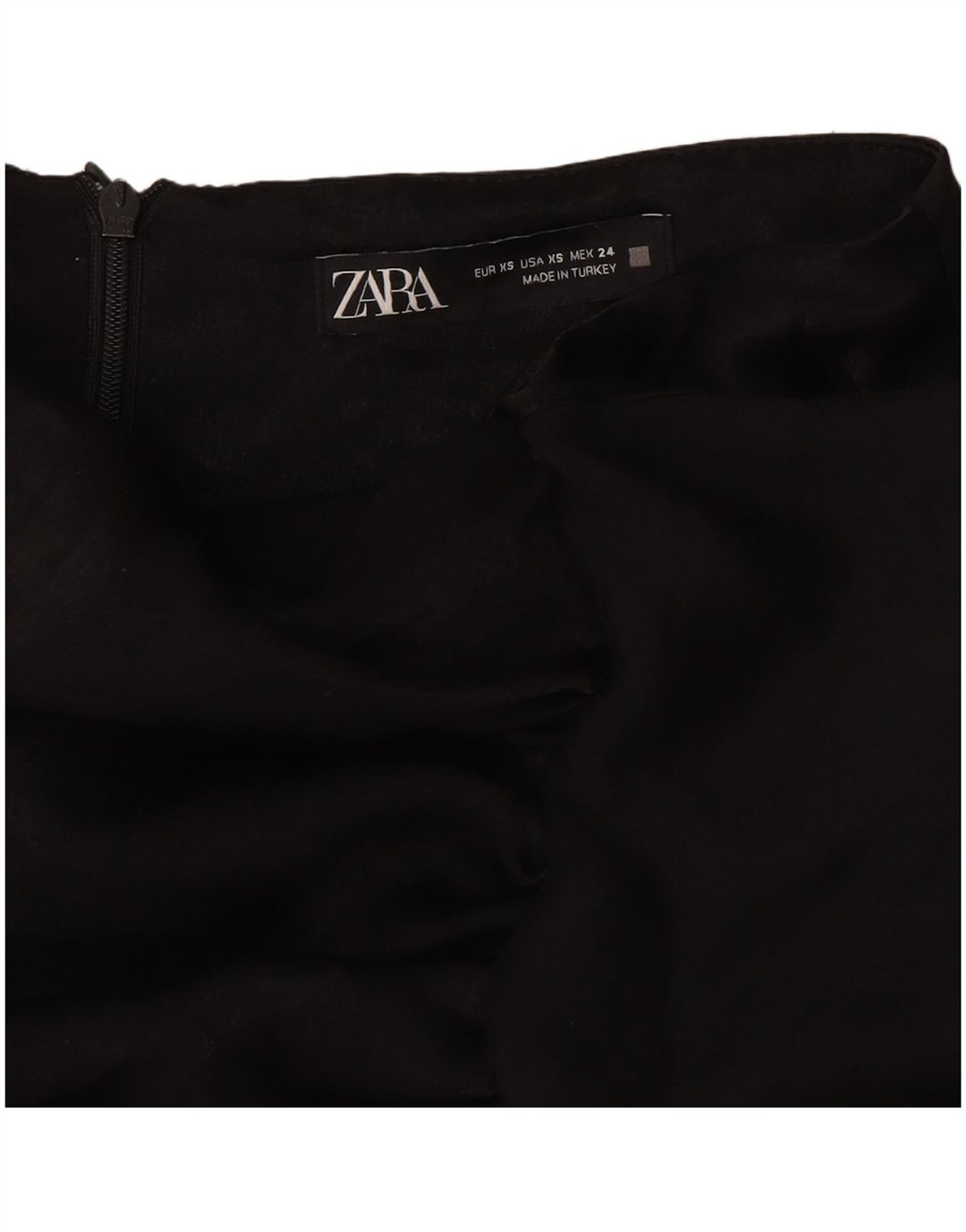 Zara Mujer Shorts Casuales XS W24 Negro