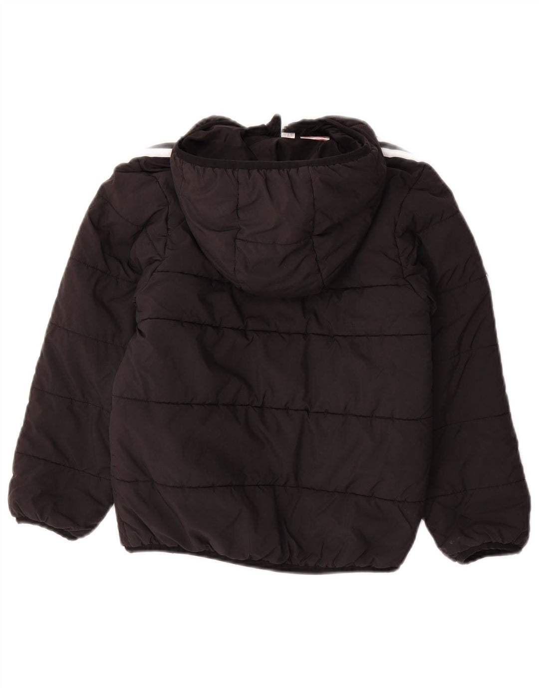 ADIDAS Chaqueta acolchada con capucha para niño 7-8 años Negro Poliéster