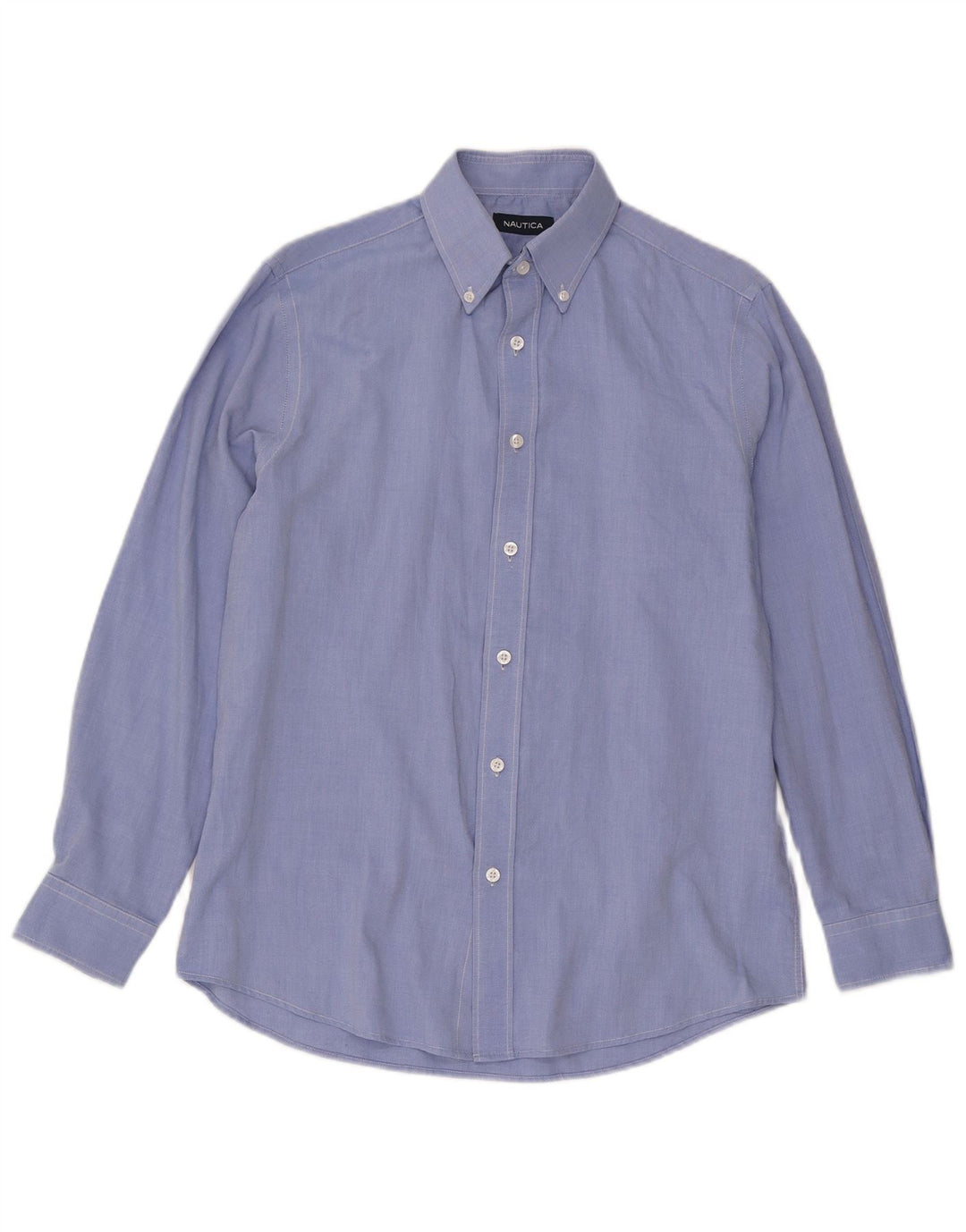 Camisa Nautica para hombre talla 15 algodón azul medio