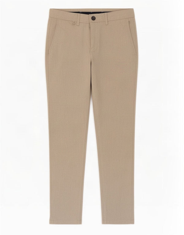 Zara Hombre Pantalón Chino Slim EU 36 XS W29 L29 Poliéster Beige