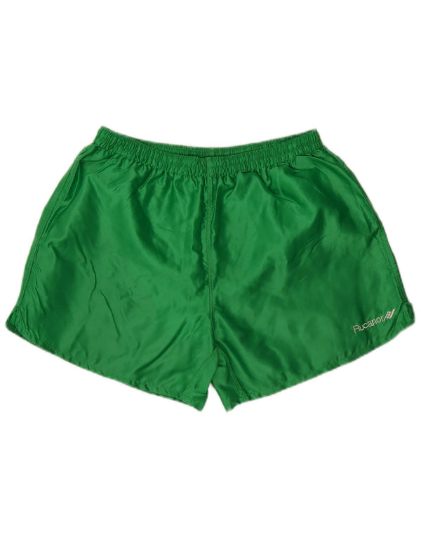 Rucanor Pantalones cortos deportivos para hombre Poliéster verde grande