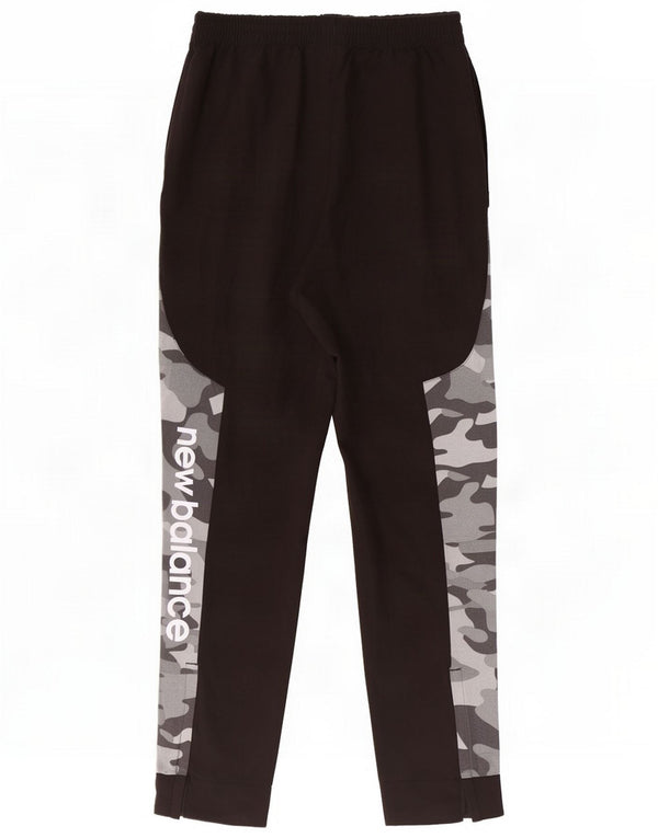 New Balance Hombre Camo Chándal Pantalones Joggers Medium Black Camuflaje