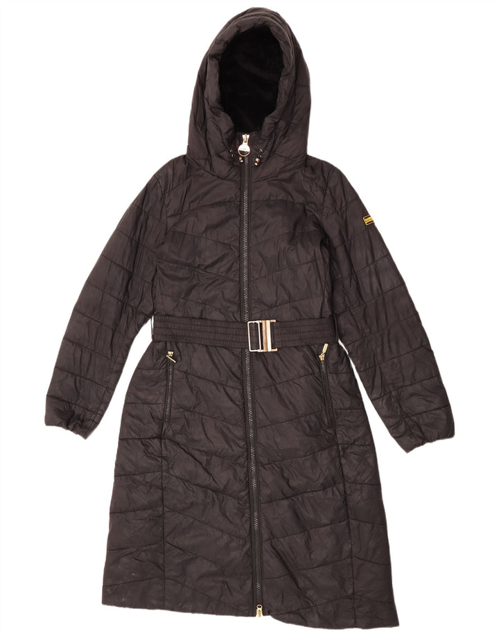 Chaqueta Acolchada Con Capucha Barbour Mujer Talla 12 Poliamida Negra