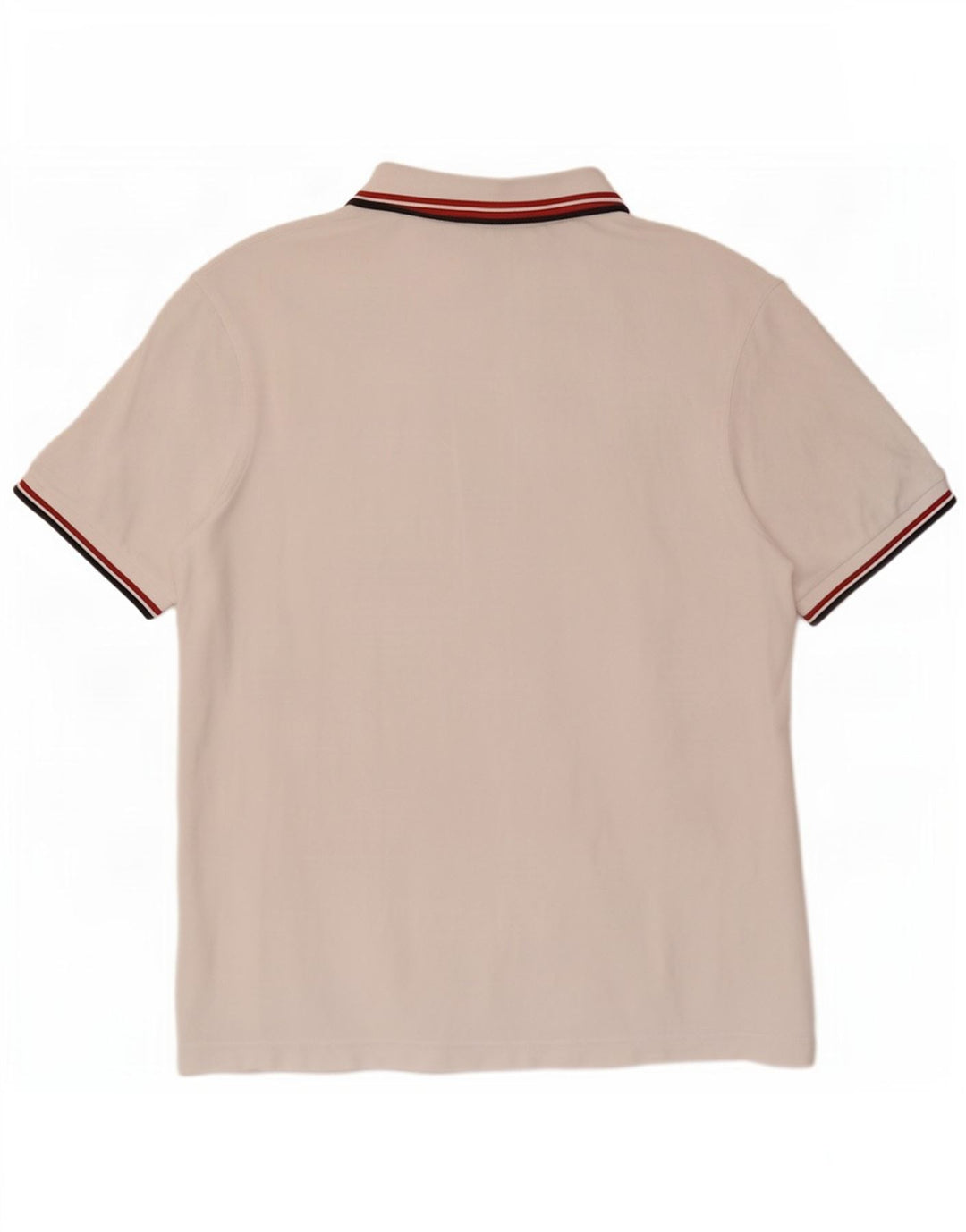 Fred Perry Polo Para Hombre 2XL Algodón A Rayas Blanco