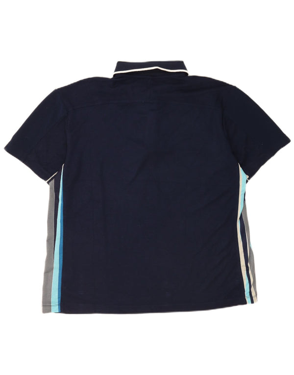 Fila Polo Hombre Grande Azul Marino Algodón