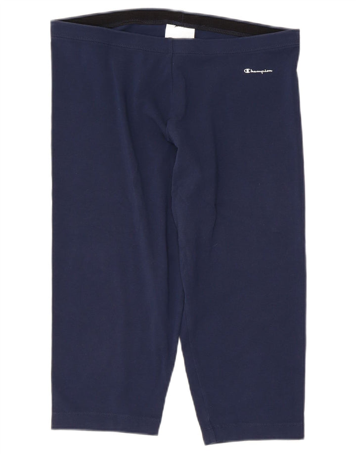 Champion Leggings Capri para Mujer UK 18 XL Algodón Azul Marino