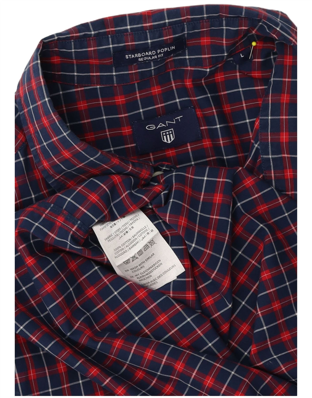 Camisa Gant Starboard De Popelina De Manga Corta Para Hombre