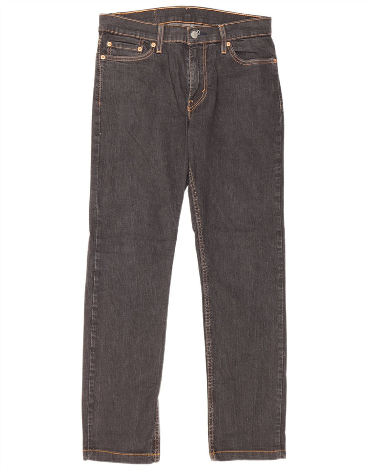 Levi's Hombre 511 Slim Jeans W30 L29 Algodón Negro