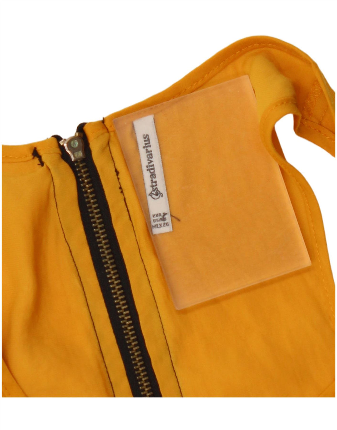 STRADIVARIUS Blusa sin mangas para mujer UK 10 Small Yellow