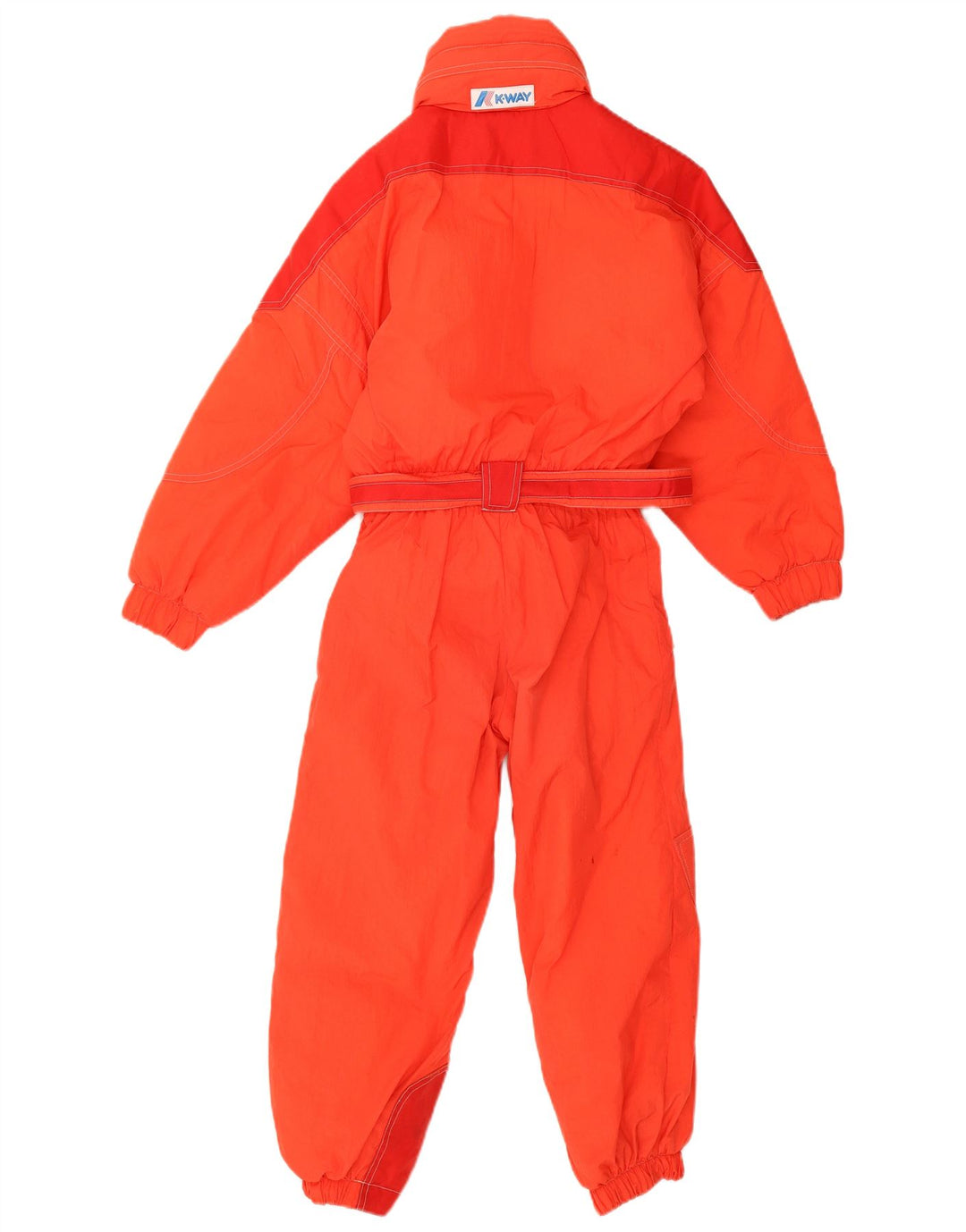 Mono de esquí vintage para niño 7-8 años Poliamida roja