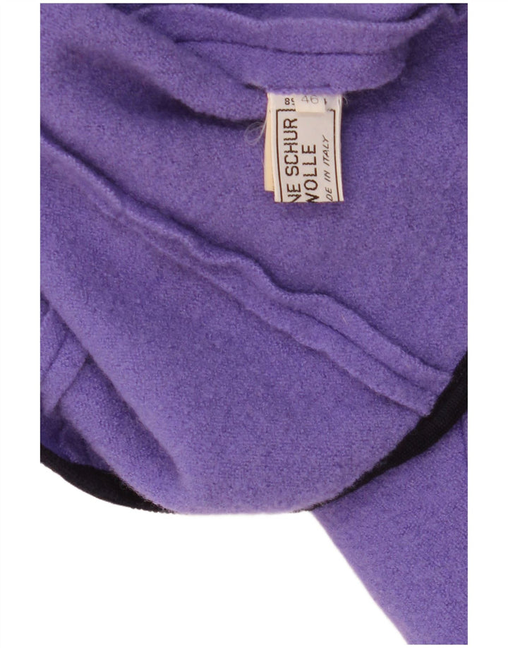 Merlet Womens 2 Button 3/4 Sleeve Blazer Jacket IT 46 Large Purple