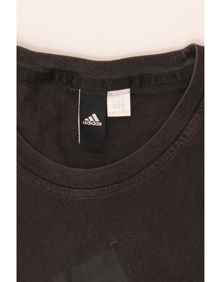 Adidas - Camiseta gráfica para hombre, talla mediana, color negro