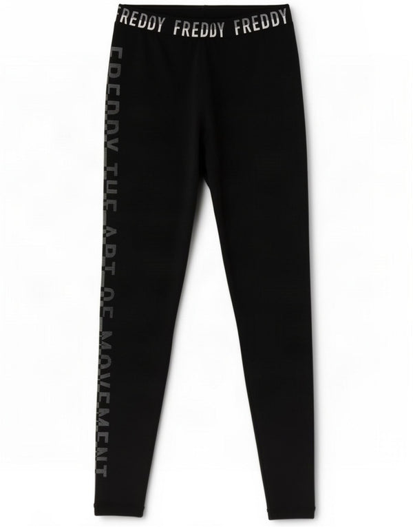 Freddy Leggings gráficos para mujer UK 8 Small Black Poliéster