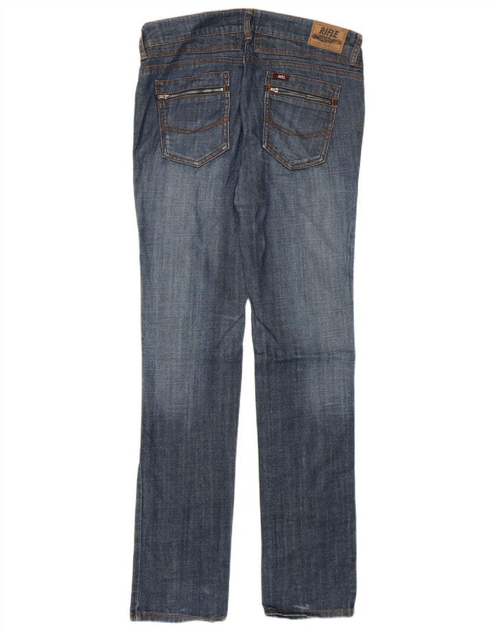 Vaqueros Slim Mujer Rifle W30 L35 Algodón Azul