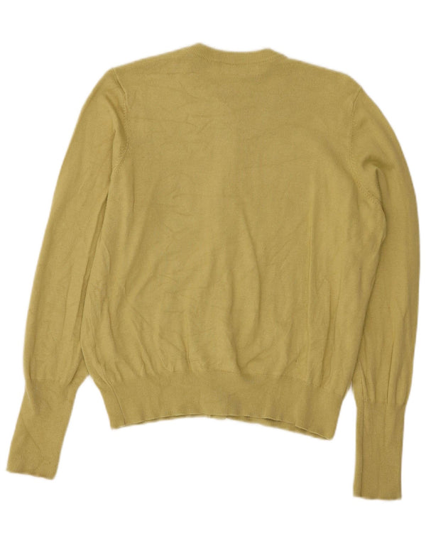 Marks & Spencer Suéter tipo cárdigan para mujer UK 44 Viscosa verde medio