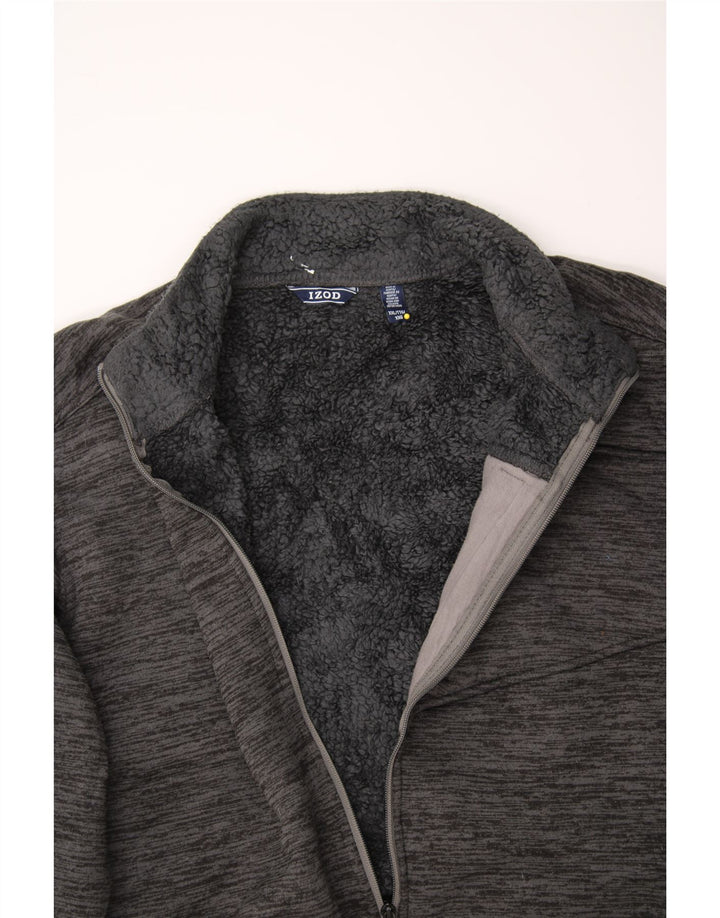 IZOD Mens Tracksuit Top Jacket 2XL Grey Polyester Vintage Izod and Second-Hand Izod from Messina Hembry 