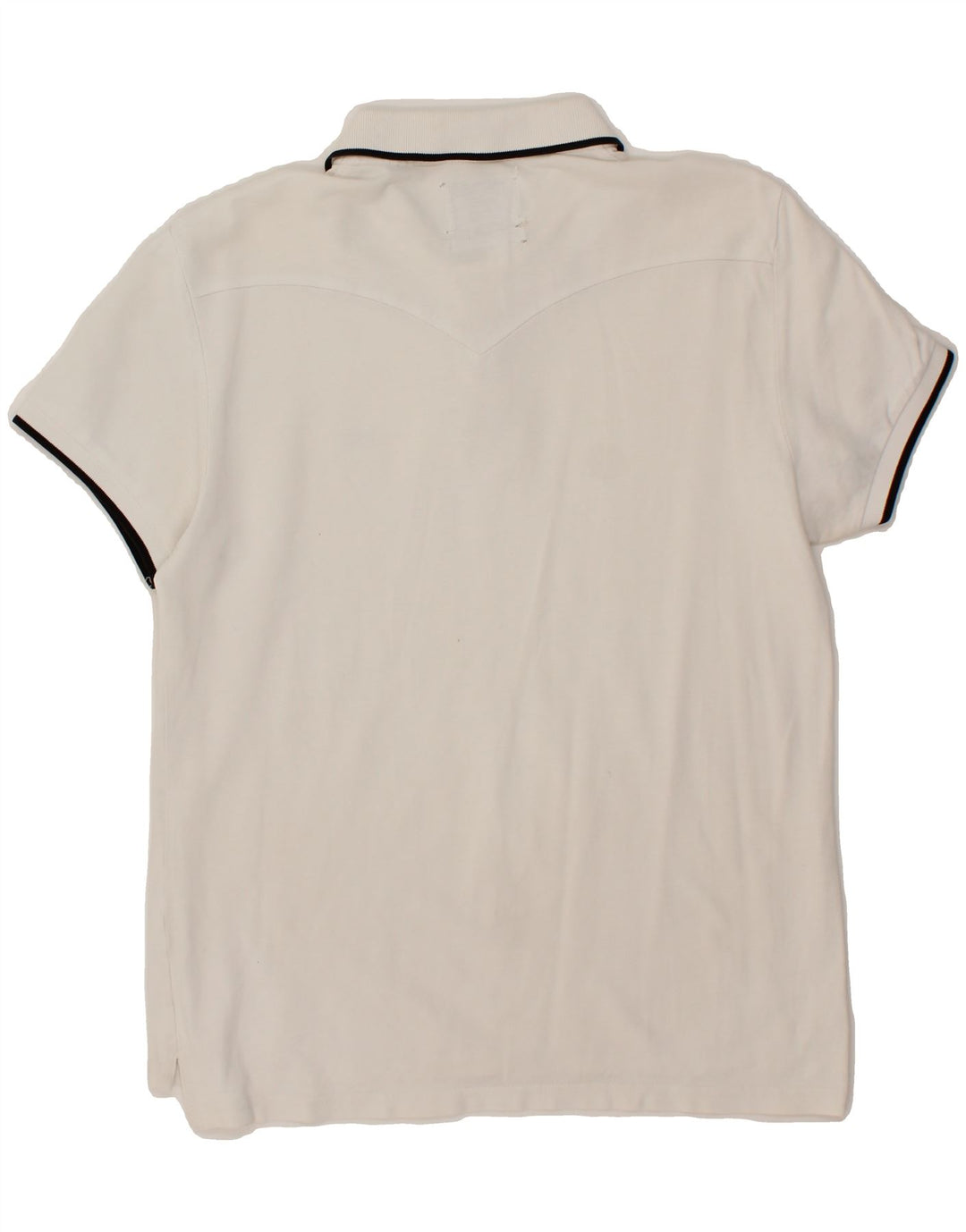 LEVI'S Mens Polo Shirt Small White Vintage Levi's and Second-Hand Levi's from Messina Hembry 