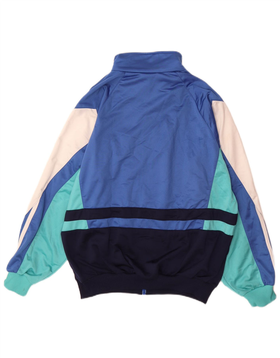 Adidas - Chaqueta de chándal para hombre, talla 40/42, color azul medio, poliéster