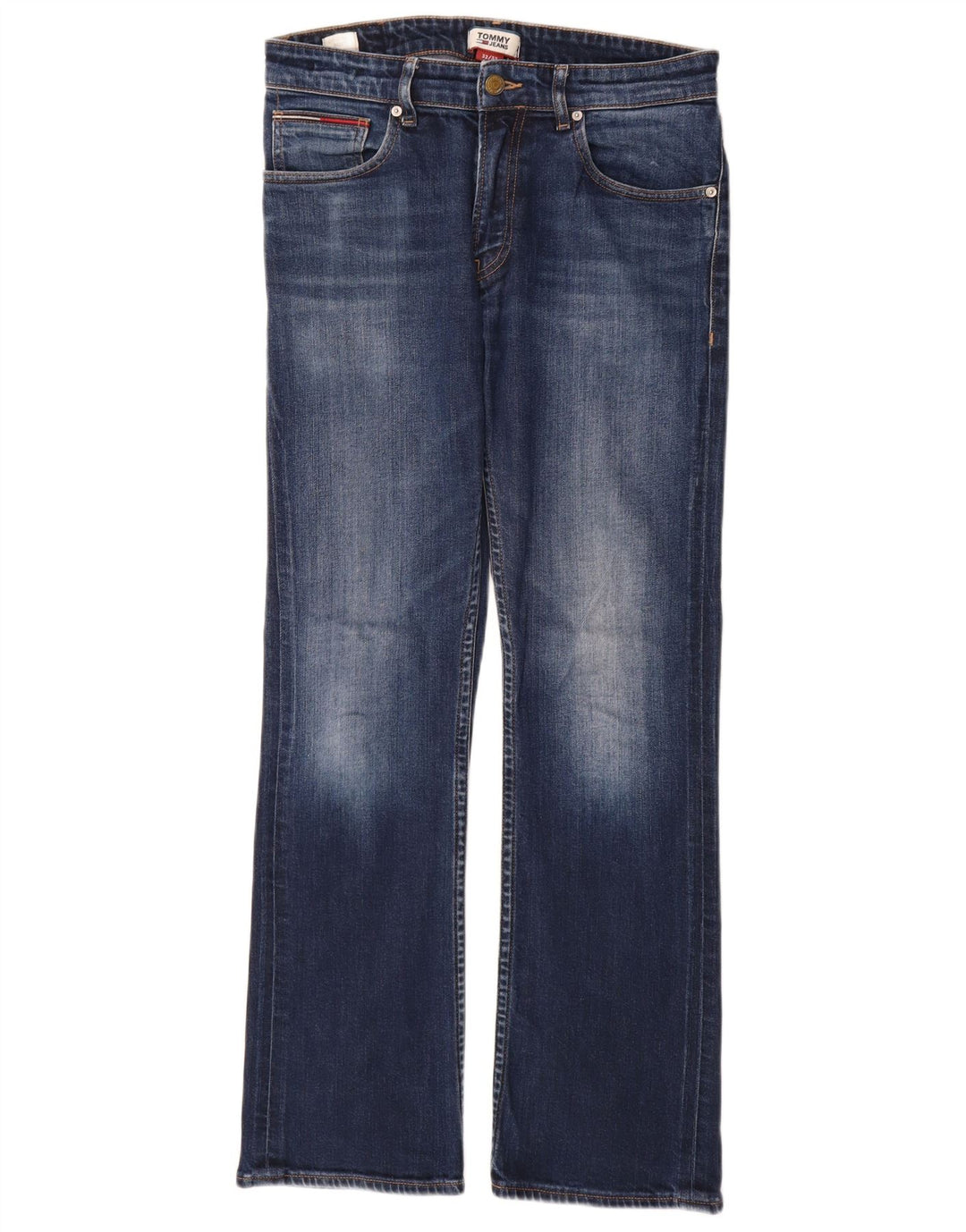 TOMMY HILFIGER Vaqueros Bootcut para hombre W32 L32 Algodón azul
