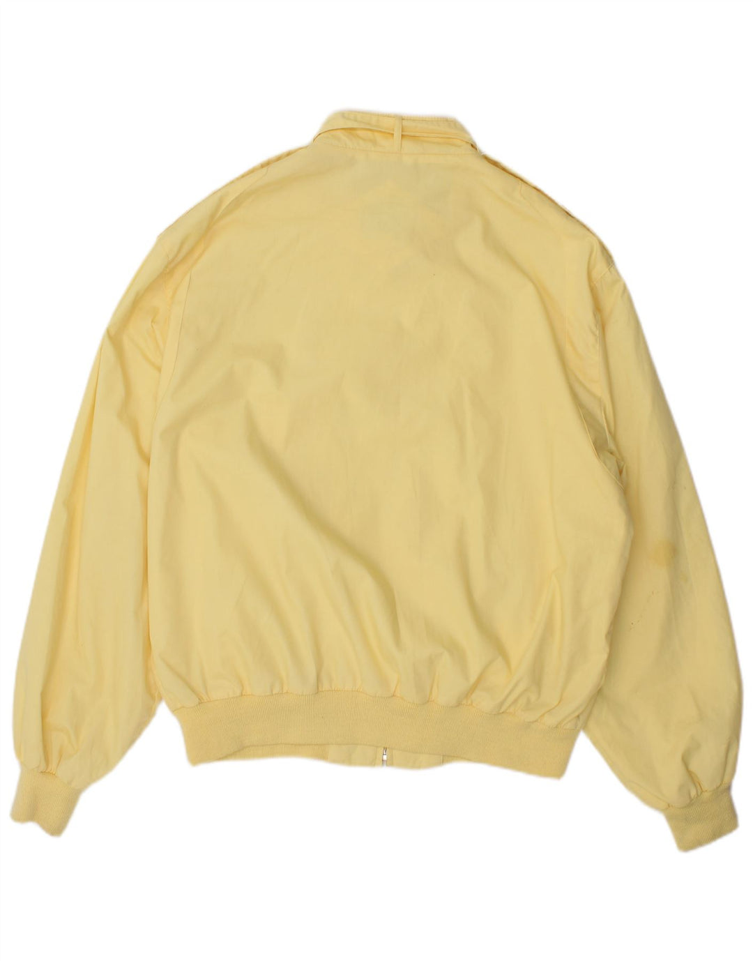 Vintage hombres bomber chaqueta Reino Unido 38 amarillo medio