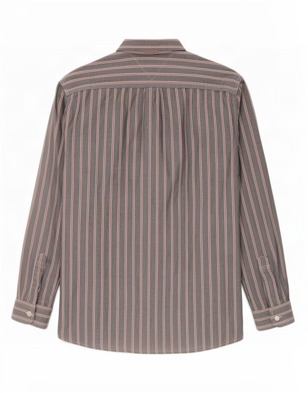 Camisa Tommy Hilfiger Hombre Algodón Gris Medio Rayas Pintadas