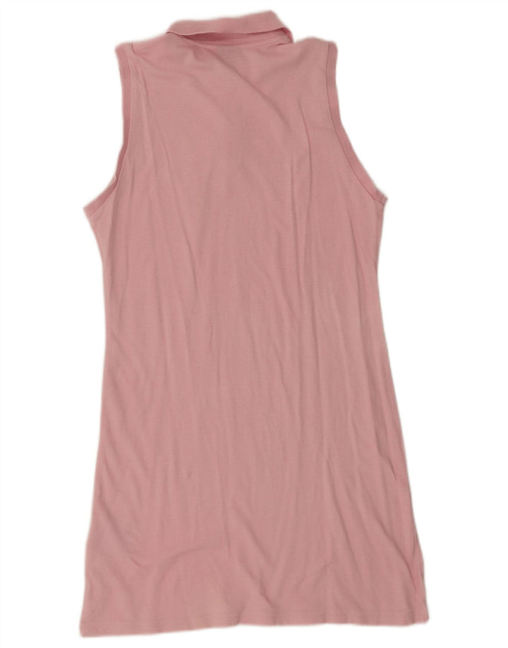 INVICTA Vestido polo sin mangas para mujer UK 44 Algodón rosa medio