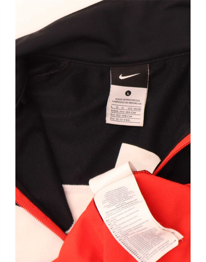 Nike - Chaqueta de chándal para niño (12-13 años), color negro, talla grande
