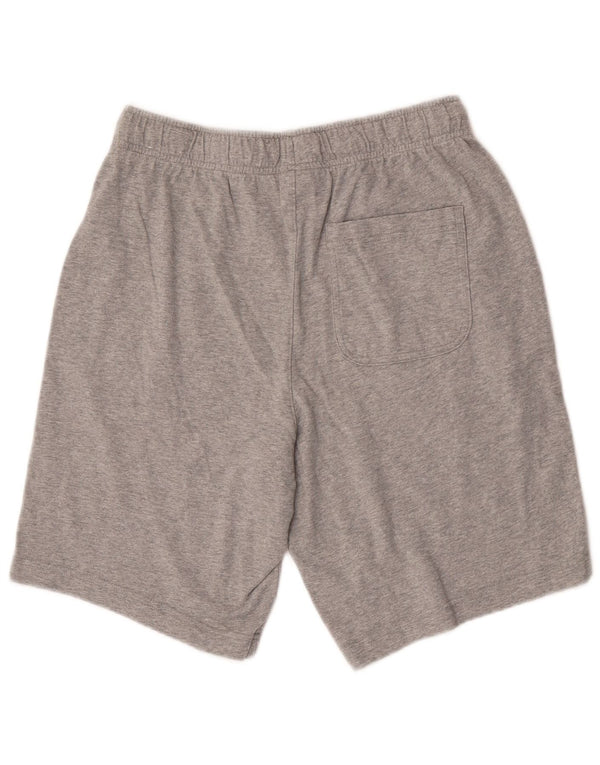 Nike - Pantalones cortos deportivos para hombre, talla pequeña, algodón gris
