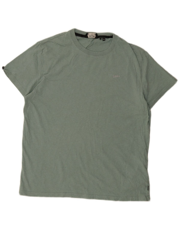 Superdry Camiseta para hombre Top 2XL Algodón verde