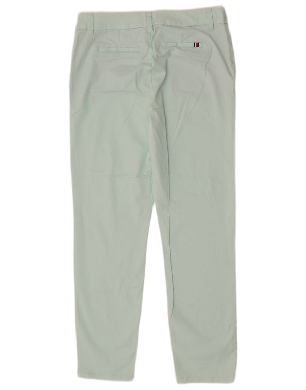 Tommy Hilfiger Pantalones chinos delgados para mujer US 6 Medium W28 L28 Algodón verde