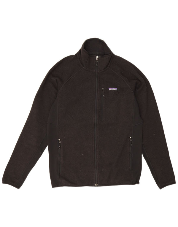 Patagonia Hombre Chándal Top Chaqueta Mediana Negro Poliéster