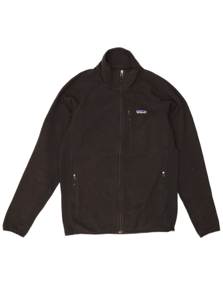 Patagonia Hombre Chándal Top Chaqueta Mediana Negro Poliéster
