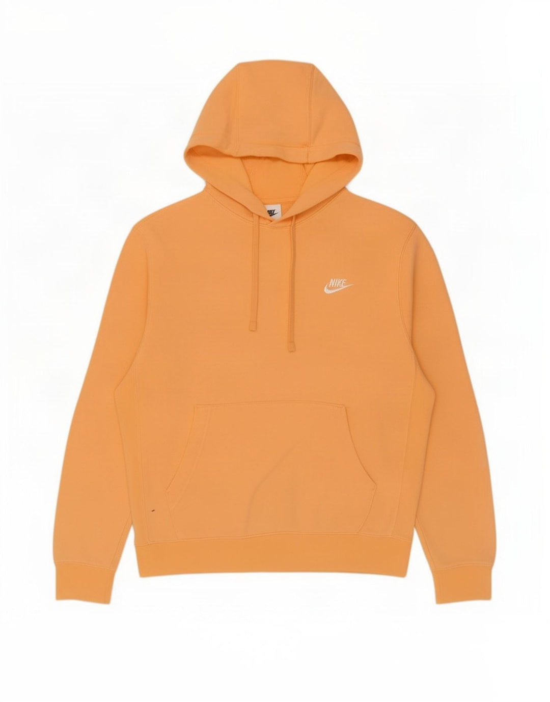 Nike Jersey con capucha para hombre, color naranja medio, algodón