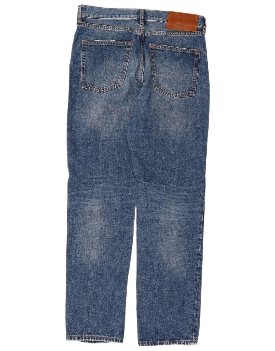 Zara Jeans Rectos Mujer EU 40 Medium W30 L30 Algodón Azul