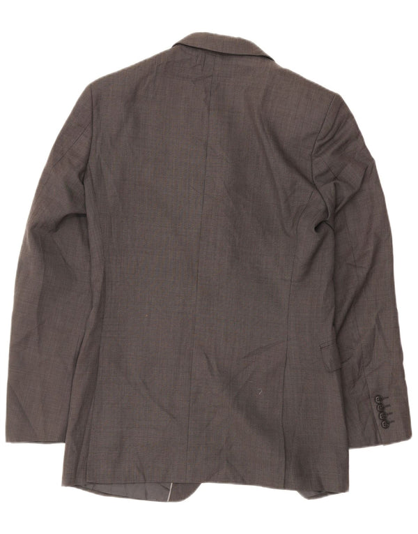 Marks & Spencer Chaqueta tipo blazer de 2 botones para hombre UK 36 Small Grey Wool