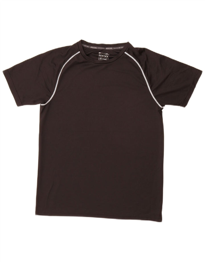 Camiseta para hombre Mountain Warehouse Top mediano negro poliéster