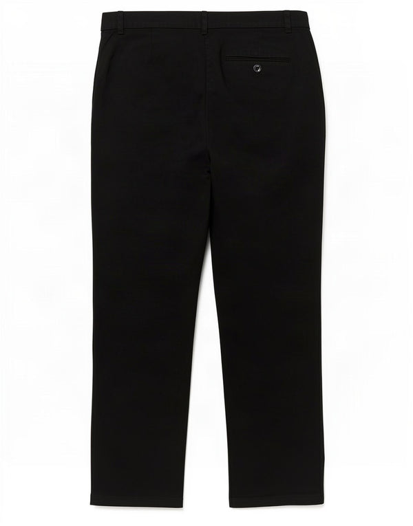 Ralph Lauren Pantalones rectos para mujer US 6 Medium W30 L26 Negro